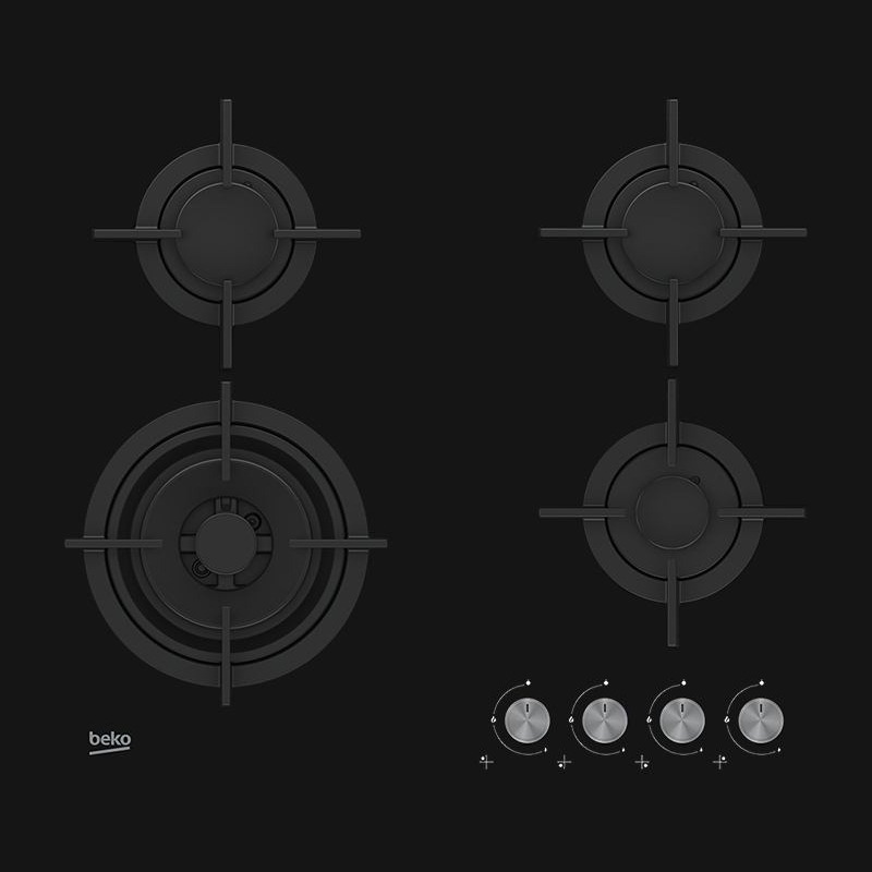 BEKO Beko Hob HILW64222S 60 cm