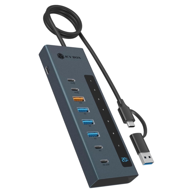 RAIDSONIC Raidsonic 9-in-1 hub with Power