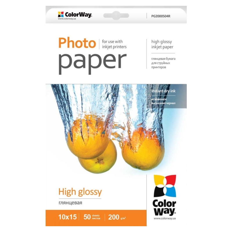 COLORWAY Colorway High Glossy Photo Paper
