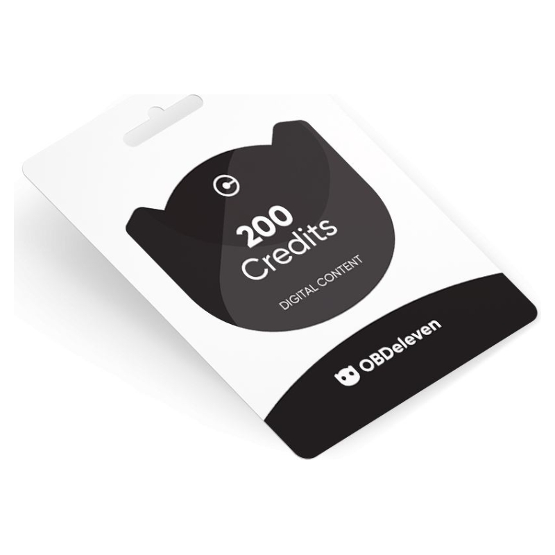OBDELEVEN Obdeleven 200 Credits Card P1040