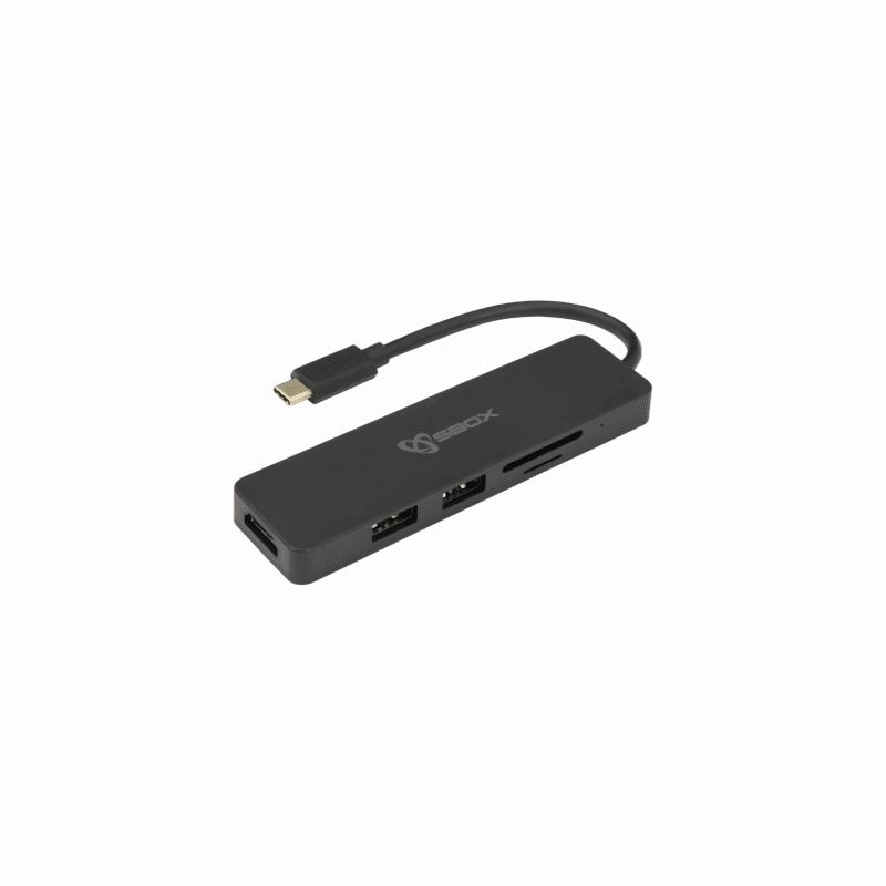 SBOX Sbox TCA-51 USB Type-C->HDMI/USB-3.0/SD+TF
