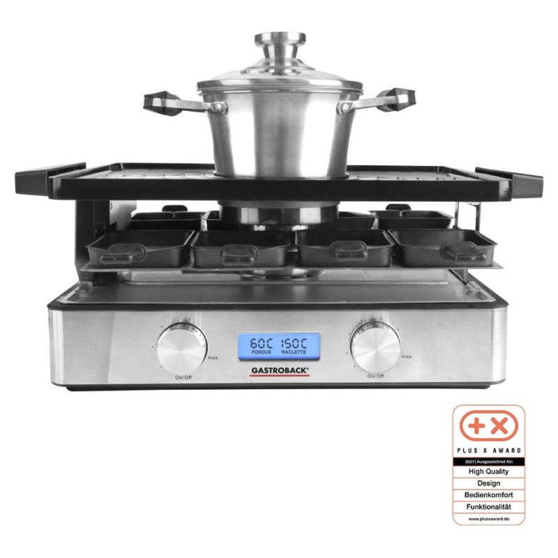 GASTROBACK Gastroback 42562 Design Raclette-Fondue Advanced