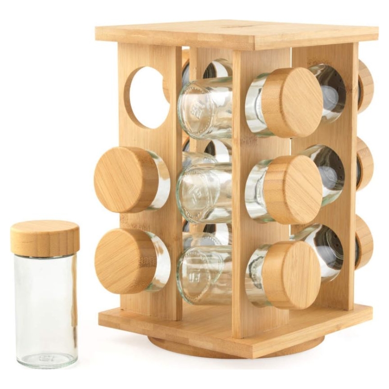 SALTER Salter BW14238 Bamboo Rotating Spice