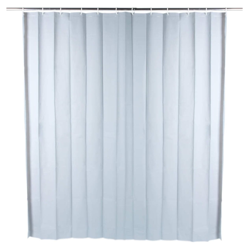 BELDRAY Beldray LA028268LGRYUFFEU7 Antibac Shower Curtain