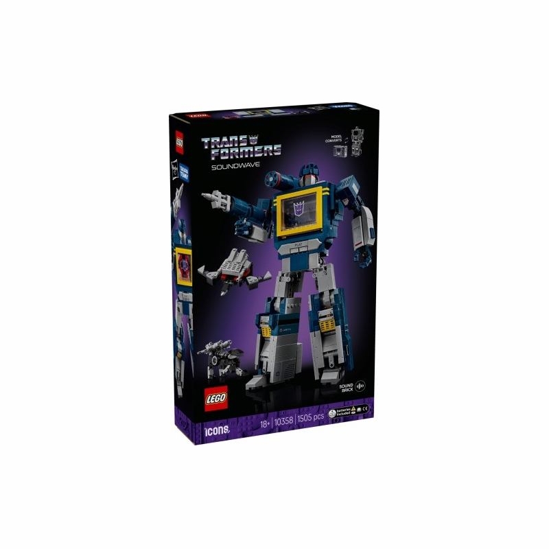 LEGO Lego Icons 10358 Transformers: Soundwave