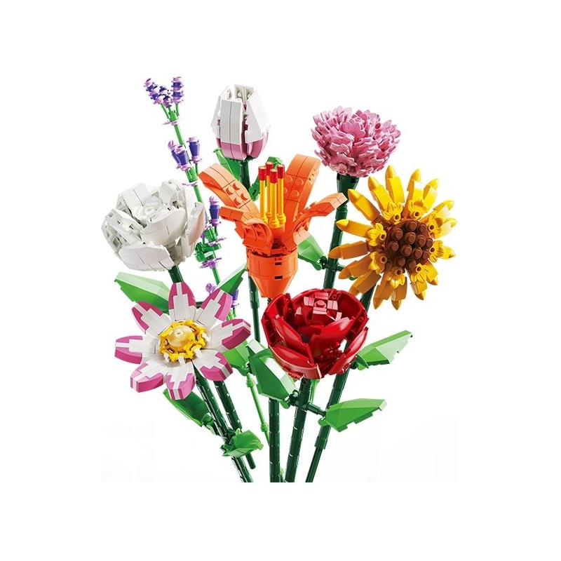 KOALA Koala Games G2672 Flowers  Blocks