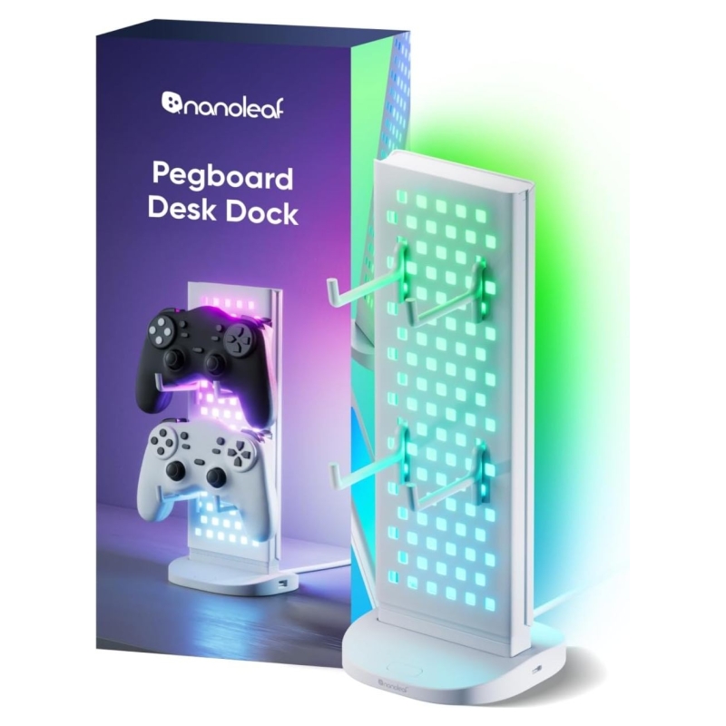 NANOLEAF Nanoleaf Pegboard Desk Dock, White
