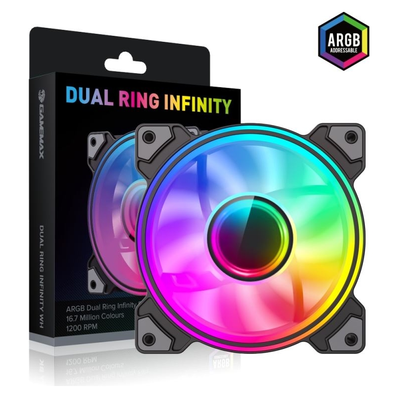 GAMEMAX Gamemax Case Fan | DUAL