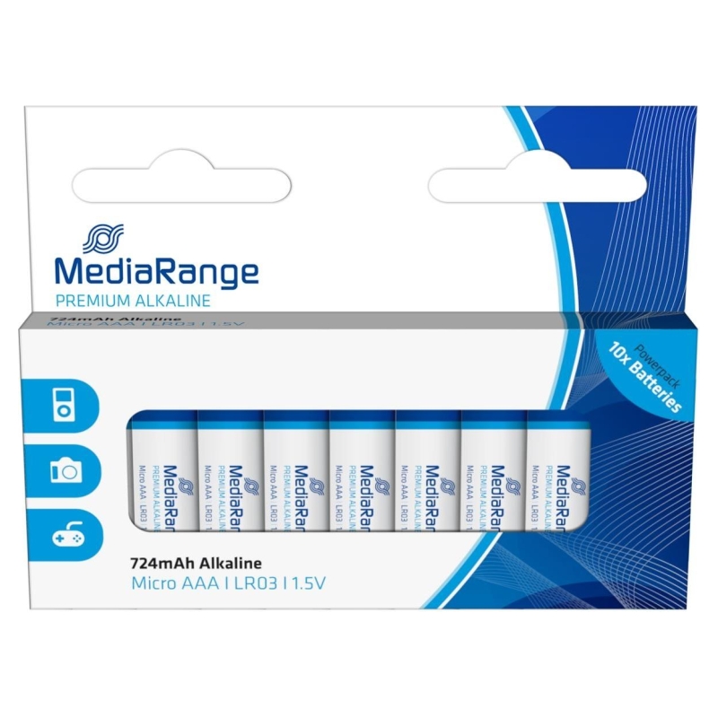 MEDIARANGE Mediarange BATTERY ALKALINE AAA 1