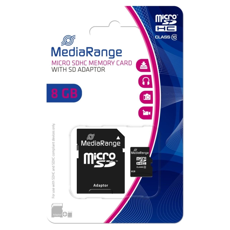 MEDIARANGE Mediarange MEMORY MICRO SDHC 8GB