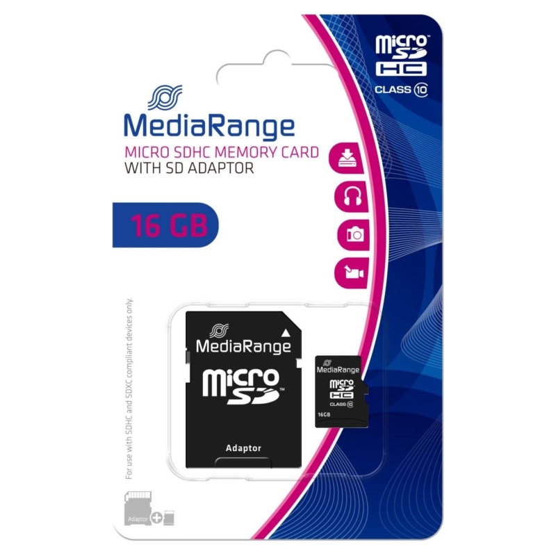 MEDIARANGE Mediarange MEMORY MICRO SDHC 16GB