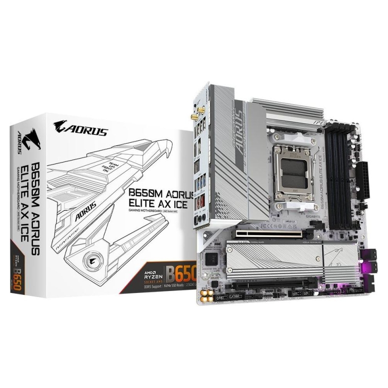 GIGABYTE Gigabyte Mainboard|GIGABYTE|AMD B650|SAM5|Micro-ATX|Memory DDR5|Memory slots