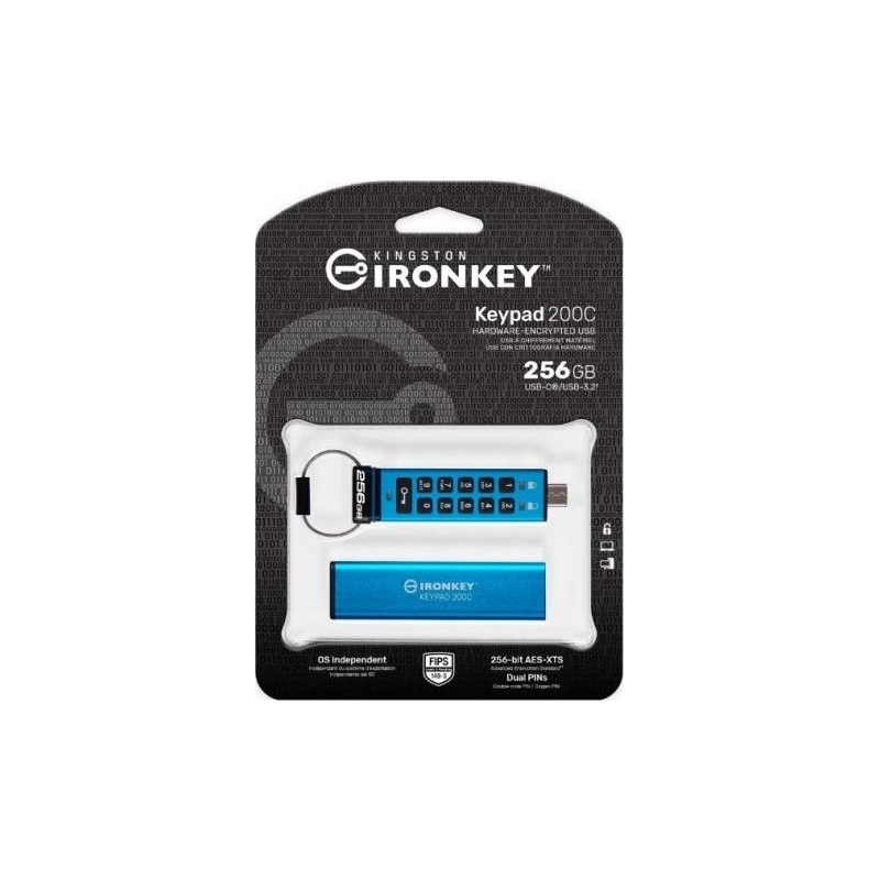 KINGSTON Kingston Pendrive 256GB IronKey Keypad