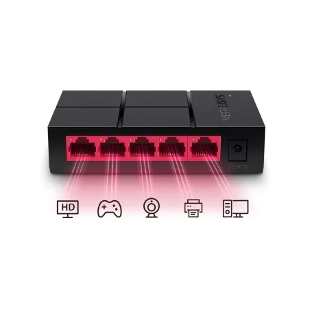 Mercusys | Switch | MS105G | Unmanaged | Desktop | Power supply type External