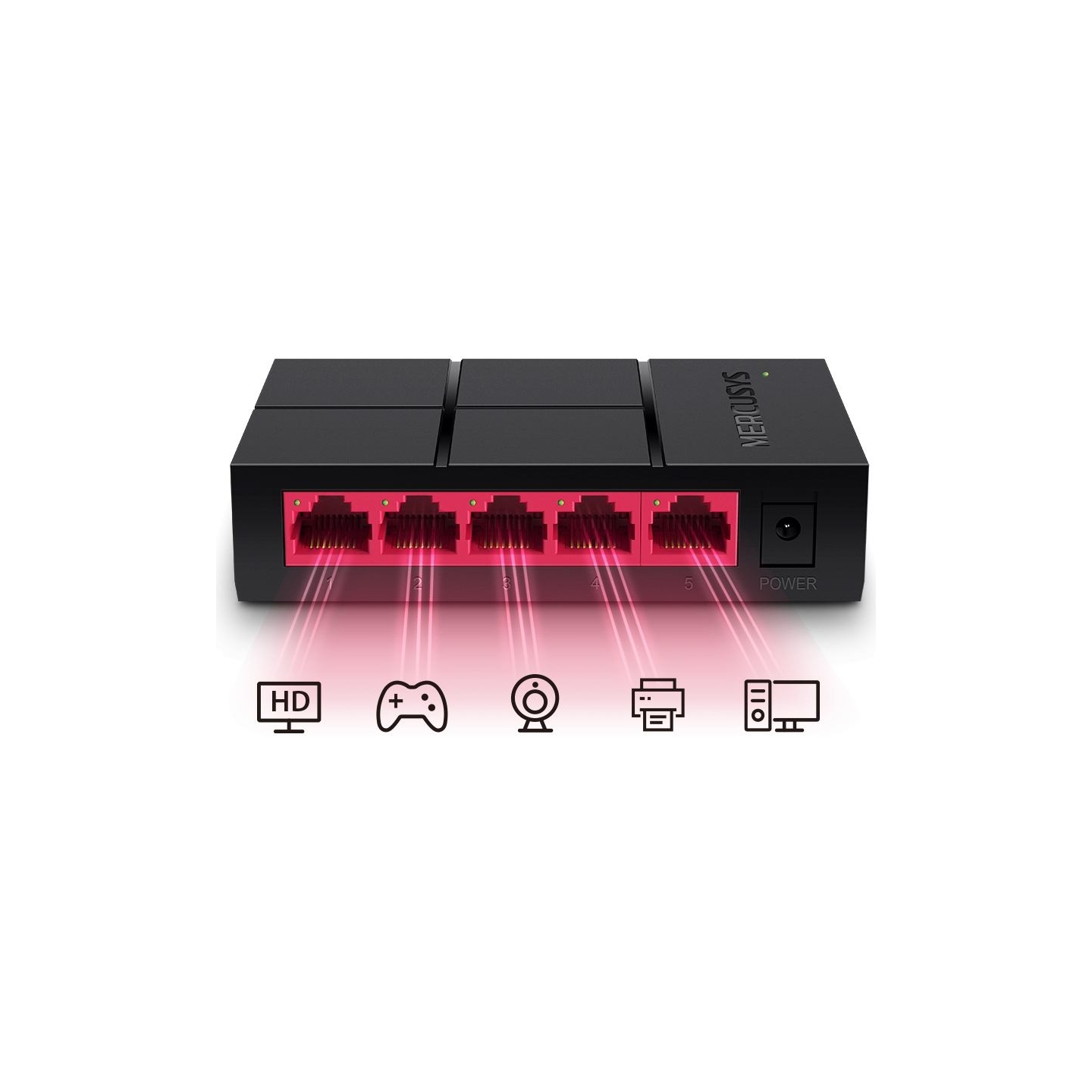 Mercusys | Switch | MS105G | Unmanaged | Desktop | Power supply type External