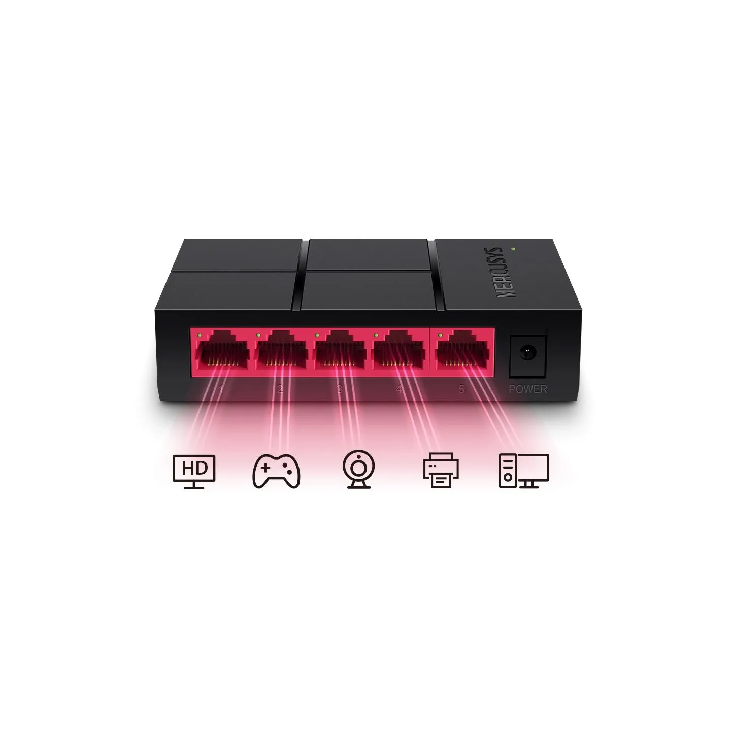 Mercusys | Switch | MS105G | Unmanaged | Desktop | Power supply type External