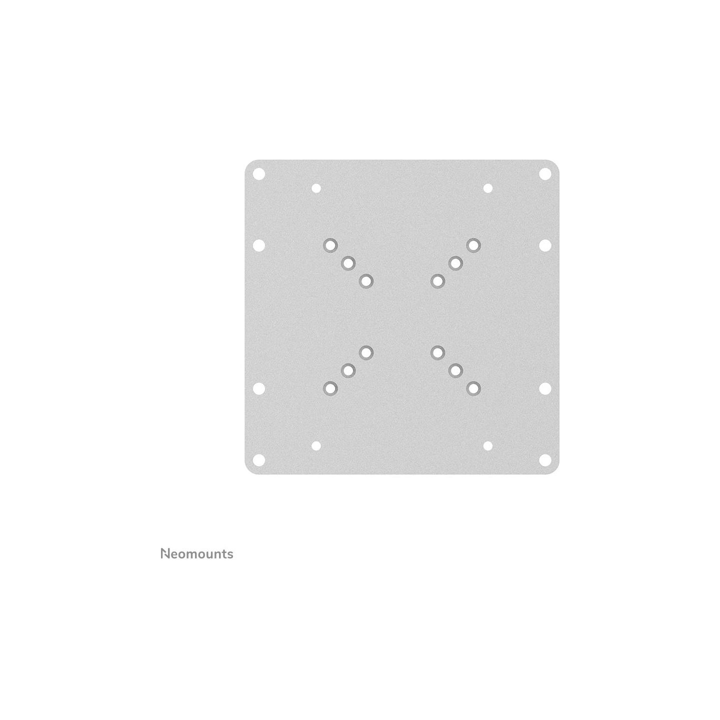 Neomounts NEWSTAR VESA CONVERSION PLATE - VESA 75&100 TO 200X100 & 200X200 - SILVER