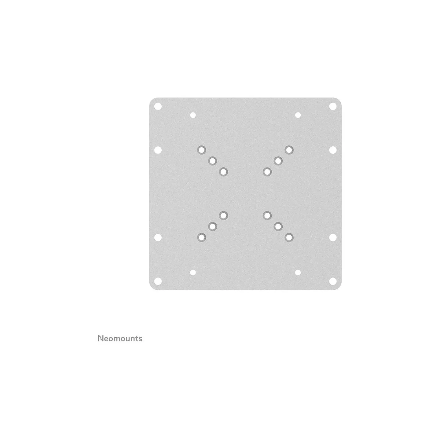 Neomounts NEWSTAR VESA CONVERSION PLATE - VESA 75&100 TO 200X100 & 200X200 - SILVER