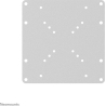 Neomounts NEWSTAR VESA CONVERSION PLATE - VESA 75&100 TO 200X100 & 200X200 - SILVER