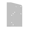 Neomounts NEWSTAR VESA CONVERSION PLATE - VESA 75&100 TO 200X100 & 200X200 - SILVER