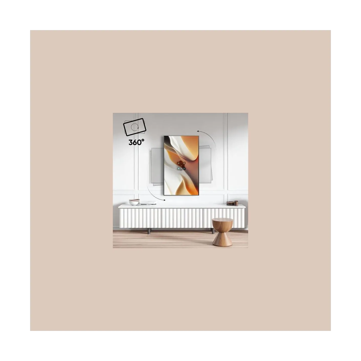 Onkron TV SET ACC WALL MOUNT /10-35"/BLACK R2-B ONKRON