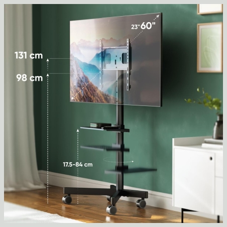 Onkron TV SET ACC ADJUSTABLE STAND/26-65" BLACK TS1137-B ONKRON