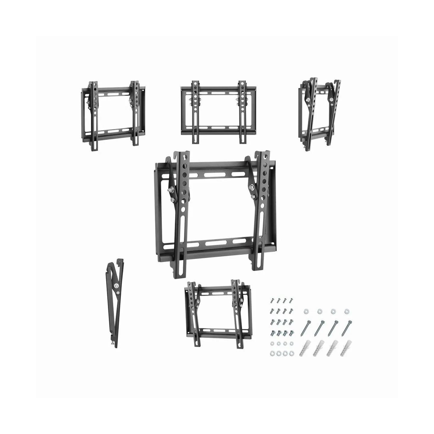 Gembird | Wall mount | WM-42T-04 | Tilt | 23-42 " | Black
