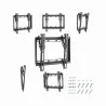 Gembird | Wall mount | WM-42T-04 | Tilt | 23-42 " | Black