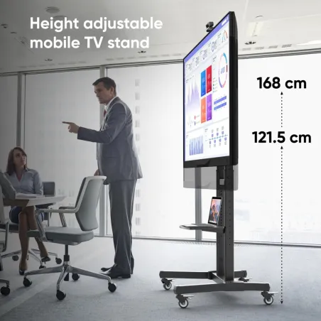 Onkron TV SET ACC MOBILE STAND/50-90"/BLACK TS1891-B ONKRON