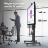 Onkron TV SET ACC MOBILE STAND/50-90"/BLACK TS1891-B ONKRON