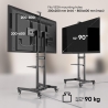 Onkron TV SET ACC MOBILE STAND/50-90"/BLACK TS1891-B ONKRON