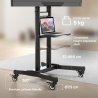 Onkron TV SET ACC MOBILE STAND/50-90"/BLACK TS1891-B ONKRON