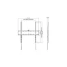 Gembird | Wall mount | WM-55F-02 | Fixed | 32-55 " | Maximum weight (capacity) 40 kg | Black