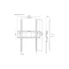 Gembird TV wall mount tilt 37-75