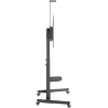 Gembird TV floor stand with caster wheel