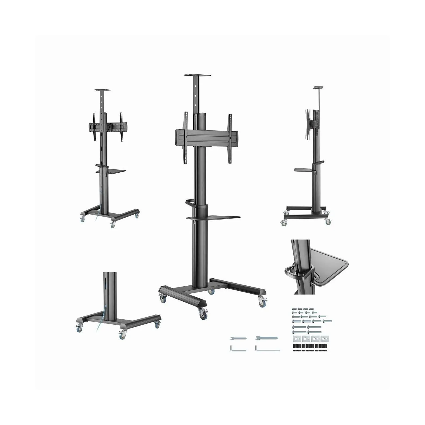 Gembird Aluminum TV floor stand