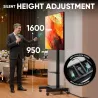 Onkron TV SET ACC MOBILE STAND/43-75"/BLACK TS1552E-B ONKRON