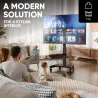 Onkron TV SET ACC MOBILE STAND/43-75"/BLACK TS1552E-B ONKRON