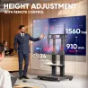Onkron TV SET ACC MOBILE STAND/50-120/BLACK TS2811E-B ONKRON