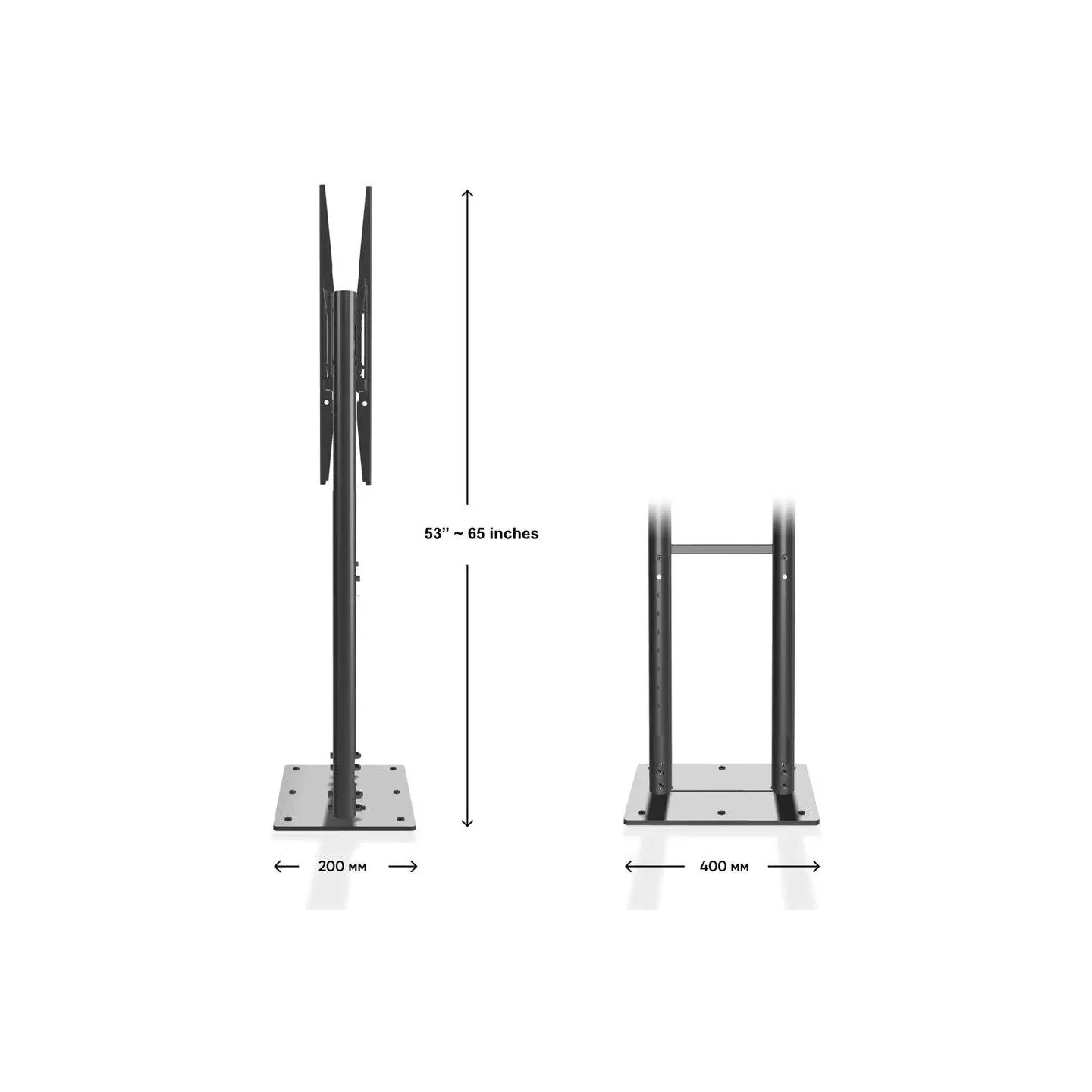 Onkron TV SET ACC MOBILE STAND/55-100/BLACK FPRO2L-20-B ONKRON