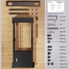 Onkron TV SET ACC FLOOR STAND /55-100/BLACK FPRO2L-30-B ONKRON