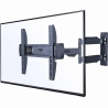 Gembird | Wall mount | WM-55ST-02 | Tilt, Swivel | 32-55 " | Maximum weight (capacity) 30 kg | Black