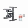 Gembird | Wall mount | WM-65ST-01 | Tilt, Swivel | 32-65 " | Maximum weight (capacity) 36.4 kg | Black