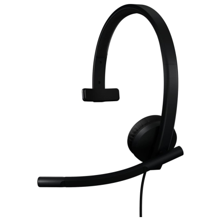 Logitech H570e Mono MS Teams Wired Headset USB-A, Black / 981-001426