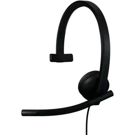 Logitech H570e Mono MS Teams Wired Headset USB-A, Black / 981-001426