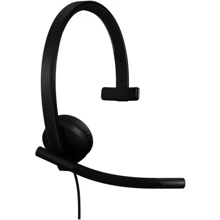 Logitech H570e Mono MS Teams Wired Headset USB-A, Black / 981-001426