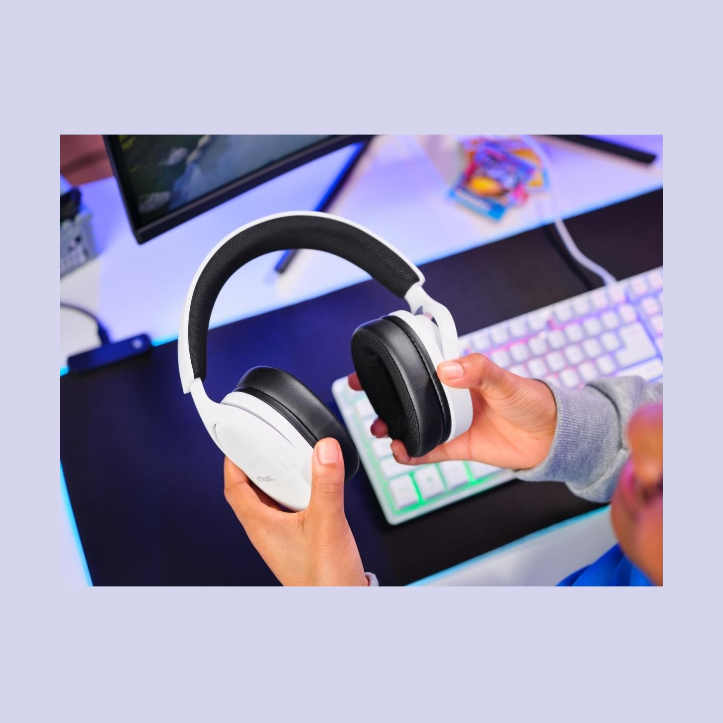 Trust HEADSET GXT489W FAYZO/WHT 25210 TRUST
