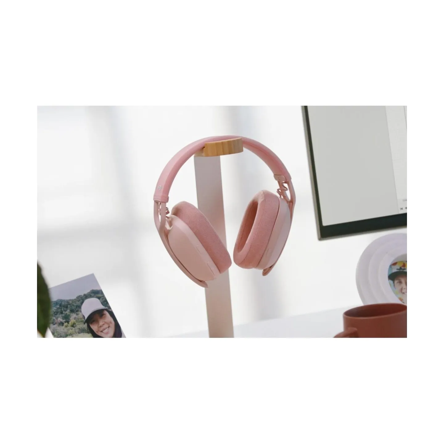 Logitech ZONE Vibe 100 Bluetooth Headset  - ROSE