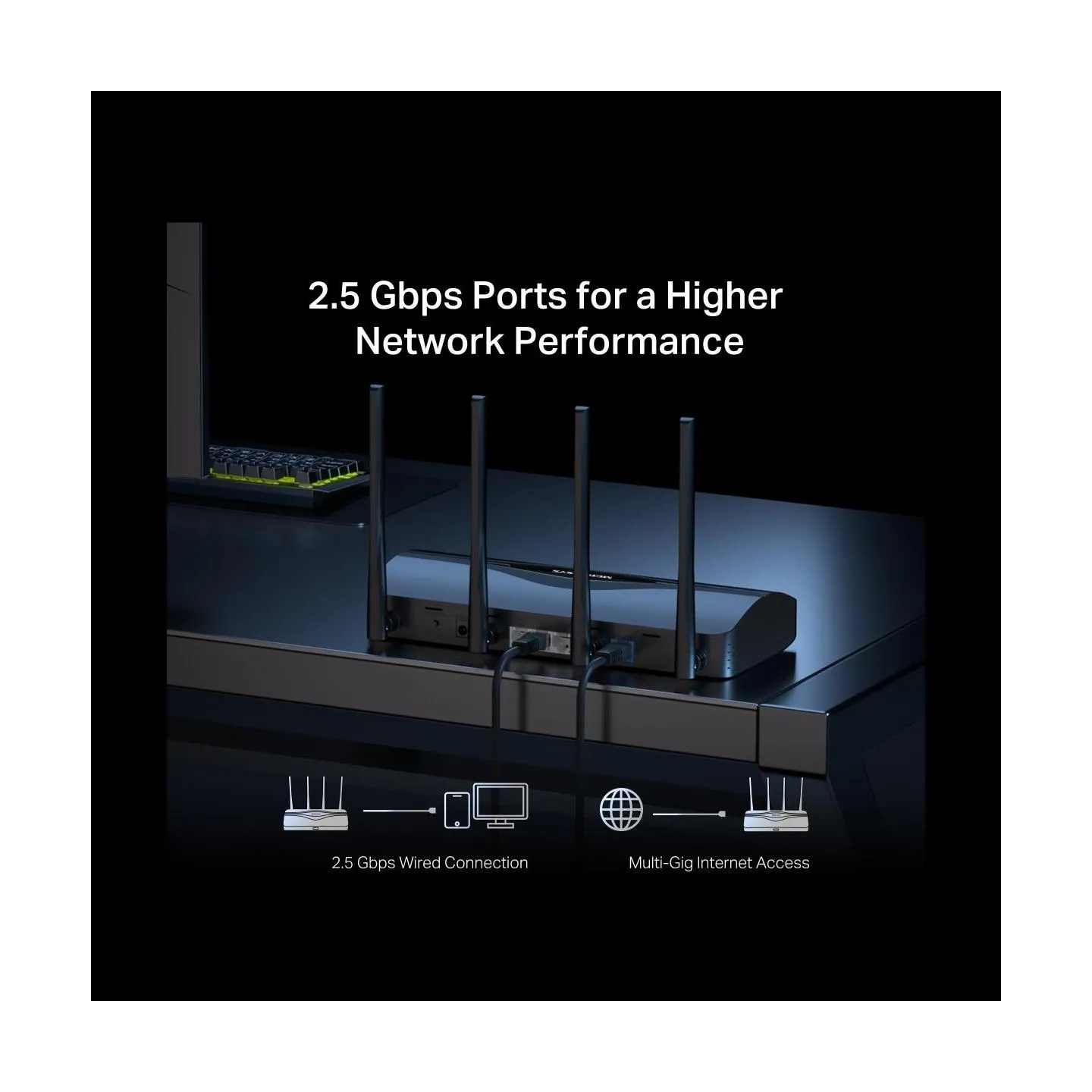 Mercusys Wireless Router|MERCUSYS|Router|3600 Mbps|Number of antennas 4|MR27BE