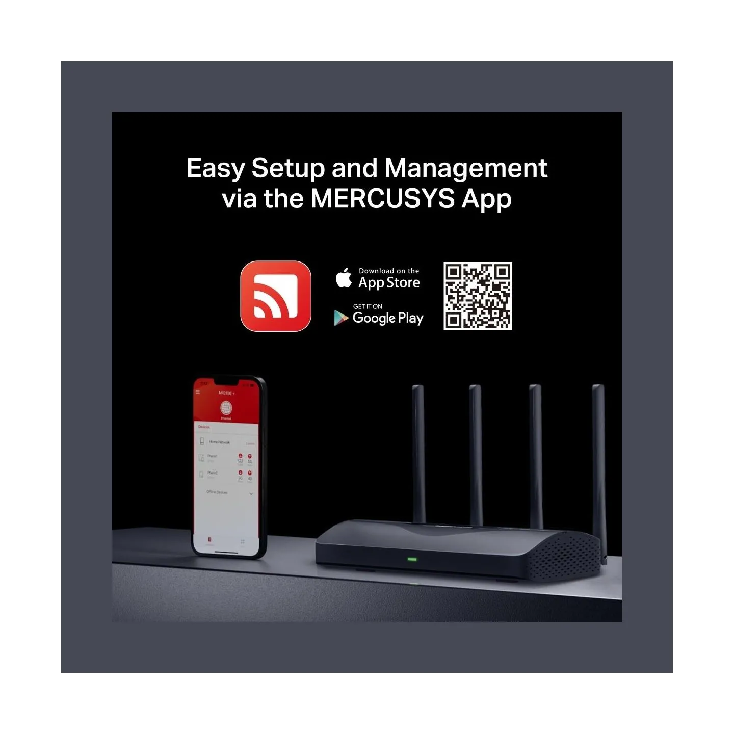 Mercusys Wireless Router|MERCUSYS|Router|3600 Mbps|Number of antennas 4|MR27BE